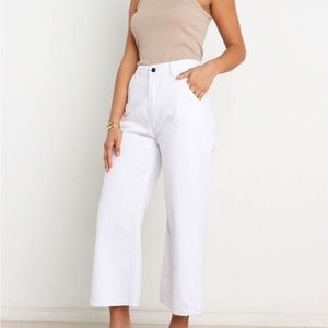 Petal & Pup White Jeans